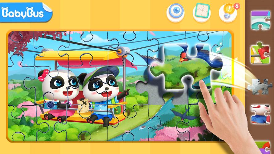 Baby Panda's Kids Puzzles Screenshot 0