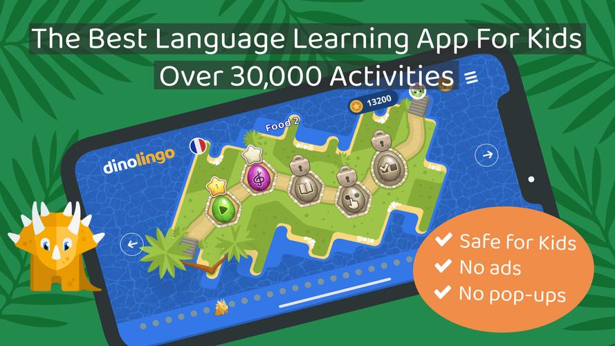 Dinolingo Kids Learn Languages 스크린샷 0