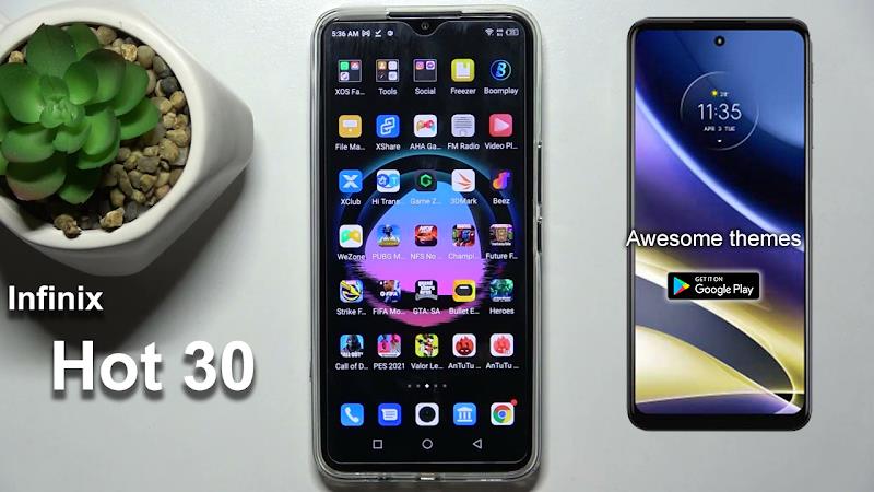 Infinix Hot 30 Launcher:Themes Schermafbeelding 1