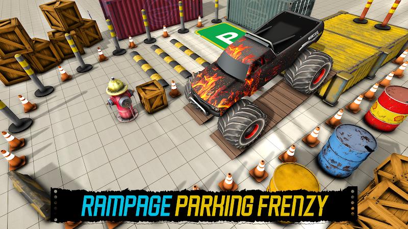 Monster Truck Parking Game 3D स्क्रीनशॉट 1