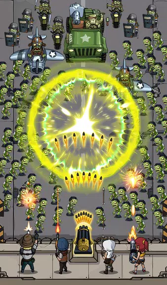 Zombie War Idle Defense Game Screenshot 2