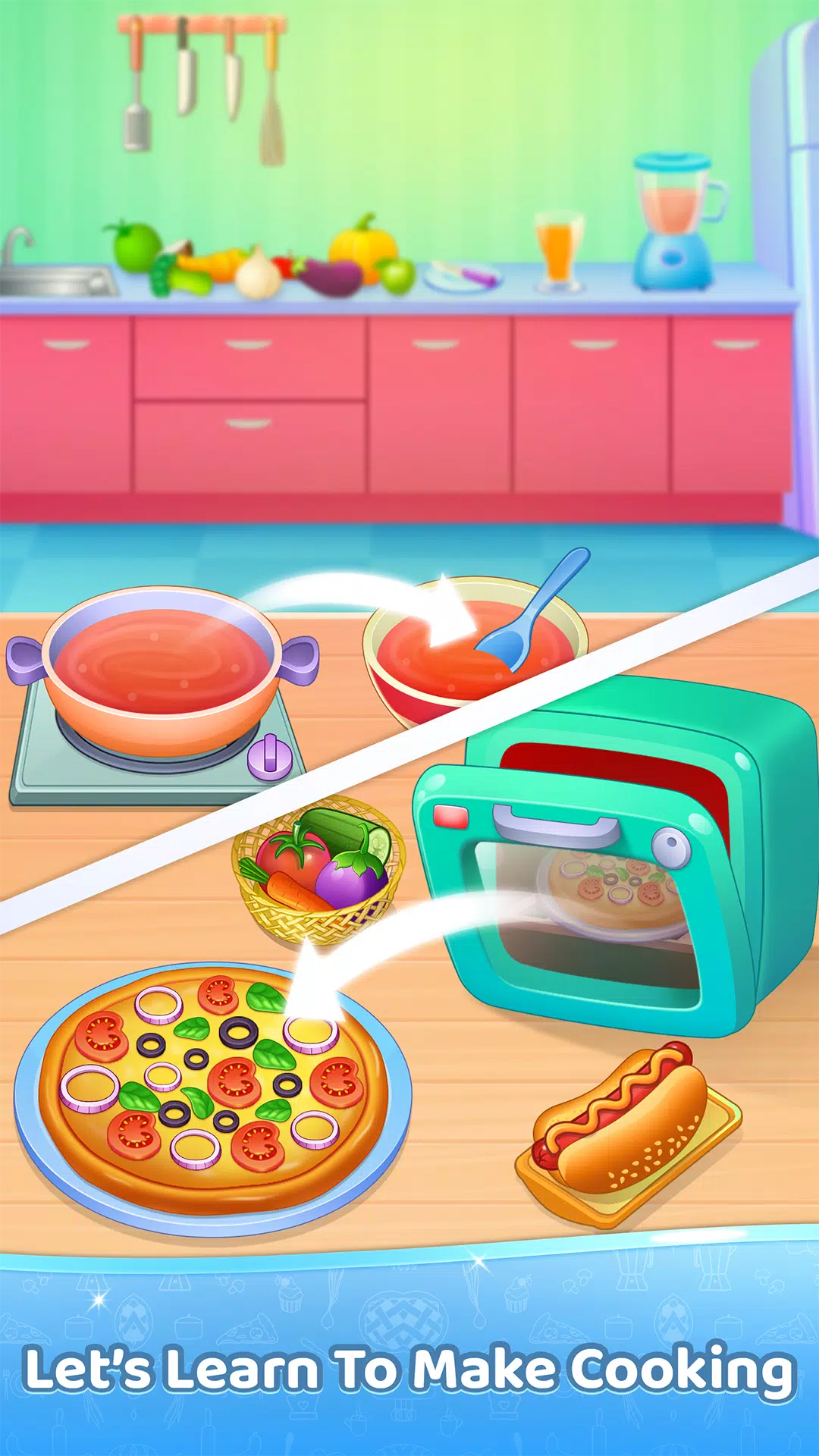 Kitchen Set: Toy Cooking Games Captura de pantalla 3