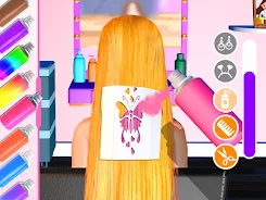 Schermata Hair Salon Makeover Girl Games 0