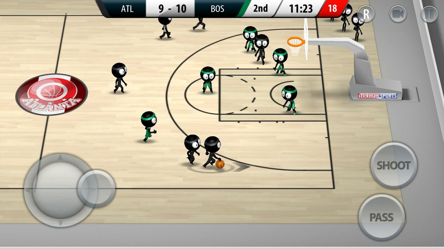 Stickman Basketball 2017 Ekran Görüntüsü 1