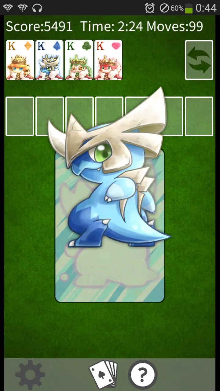 Solitaire Monsters Captura de pantalla 1