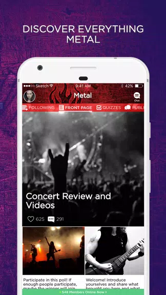 Metal Amino for Heavy Metal Music Fan Ảnh chụp màn hình 0