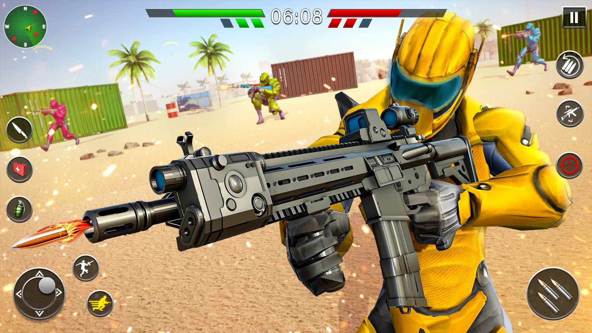 Robot Gun Battle: Offline FPS Ảnh chụp màn hình 0