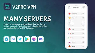 V2 Pro - v2ray VPN ဖန်သားပြင်ဓာတ်ပုံ 3