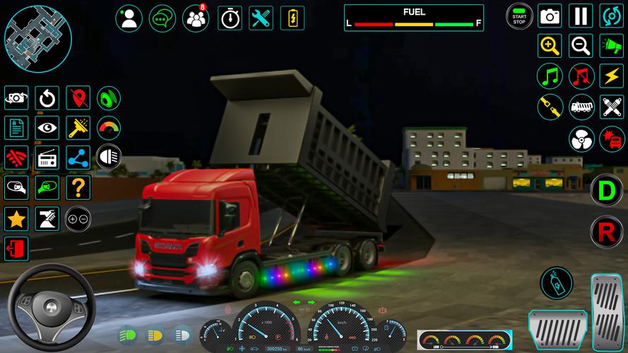 Car Transport Truck Driver 3D Captura de tela 0