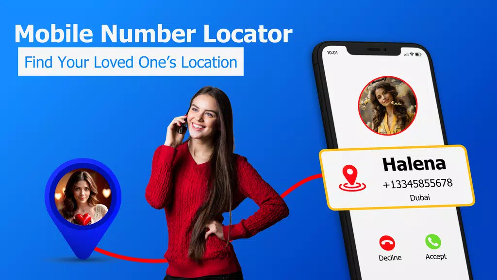 GPS Mobile Number locator App Ekran Görüntüsü 0