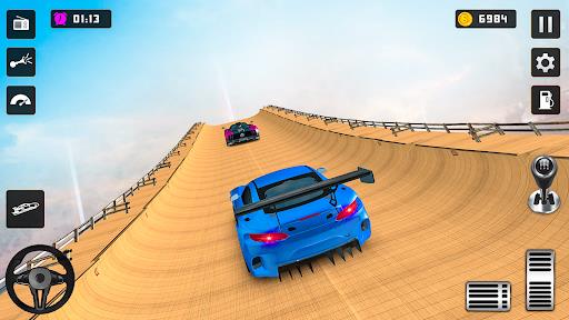 Mega Ramp Car Stunts-Car Game Screenshot 1