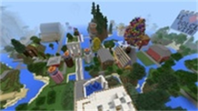 best village MCPE map Schermafbeelding 2