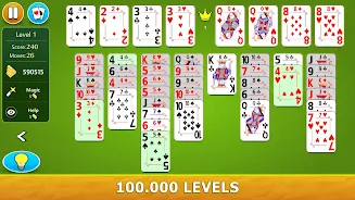 FreeCell Solitaire - Card Game Captura de tela 1