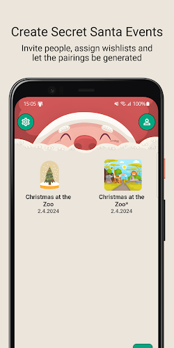 Secret Santa Helper App ဖန်သားပြင်ဓာတ်ပုံ 2