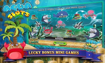 Aqua Slots 2 Treasure Island Schermafbeelding 1