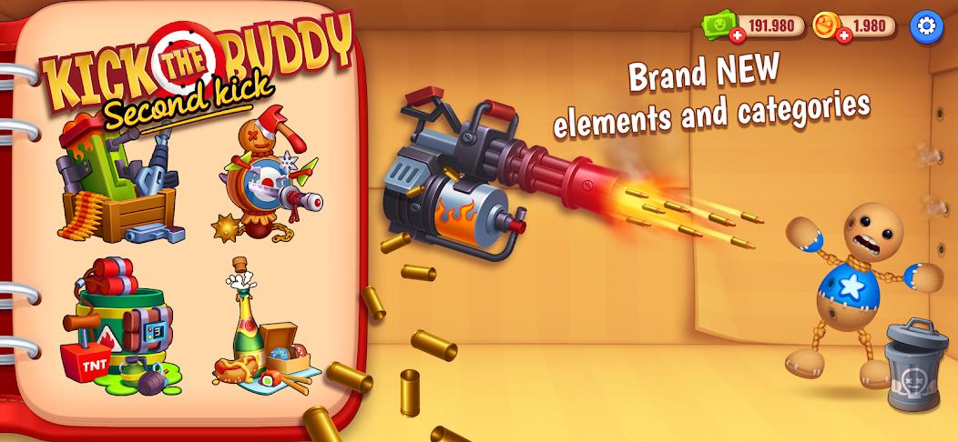 Kick The Buddy: Second Kick Mod ภาพหน้าจอ 1