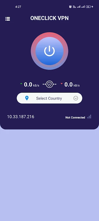 OneClick VPN - Turbo VPN App Tangkapan skrin 0