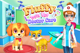 Fluffy Pets Vet Doctor Care Tangkapan skrin 2