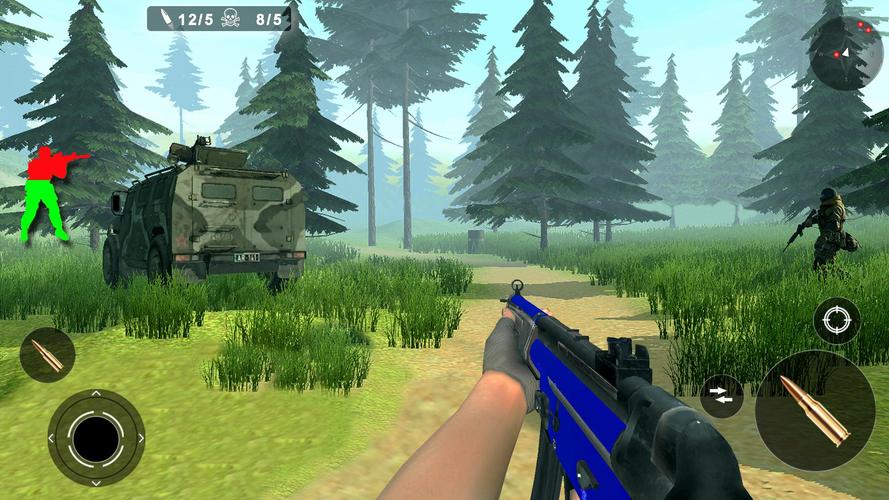 Commando Strike Offline Game Tangkapan skrin 1