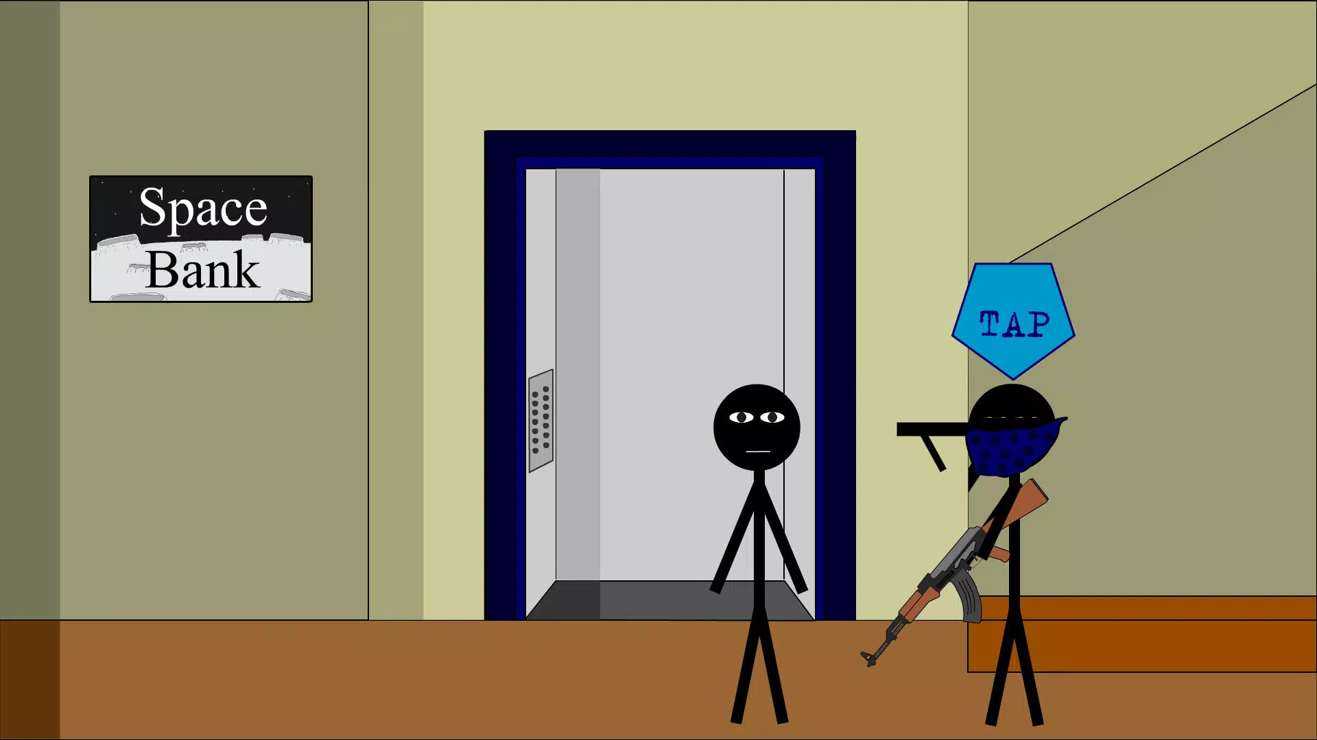 Stickman Escape Lift Screenshot 1