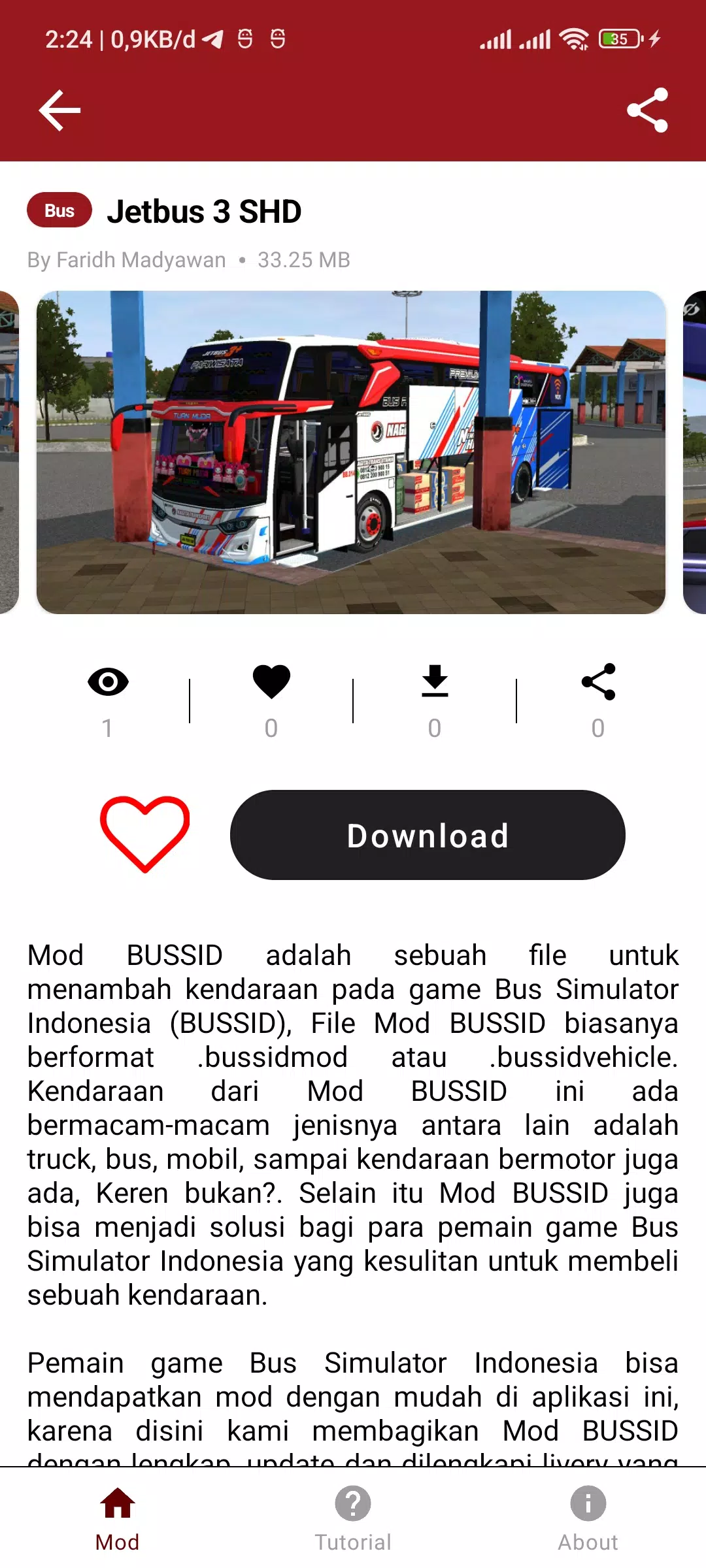 Mod Bus Simulator Basuri Screenshot 3