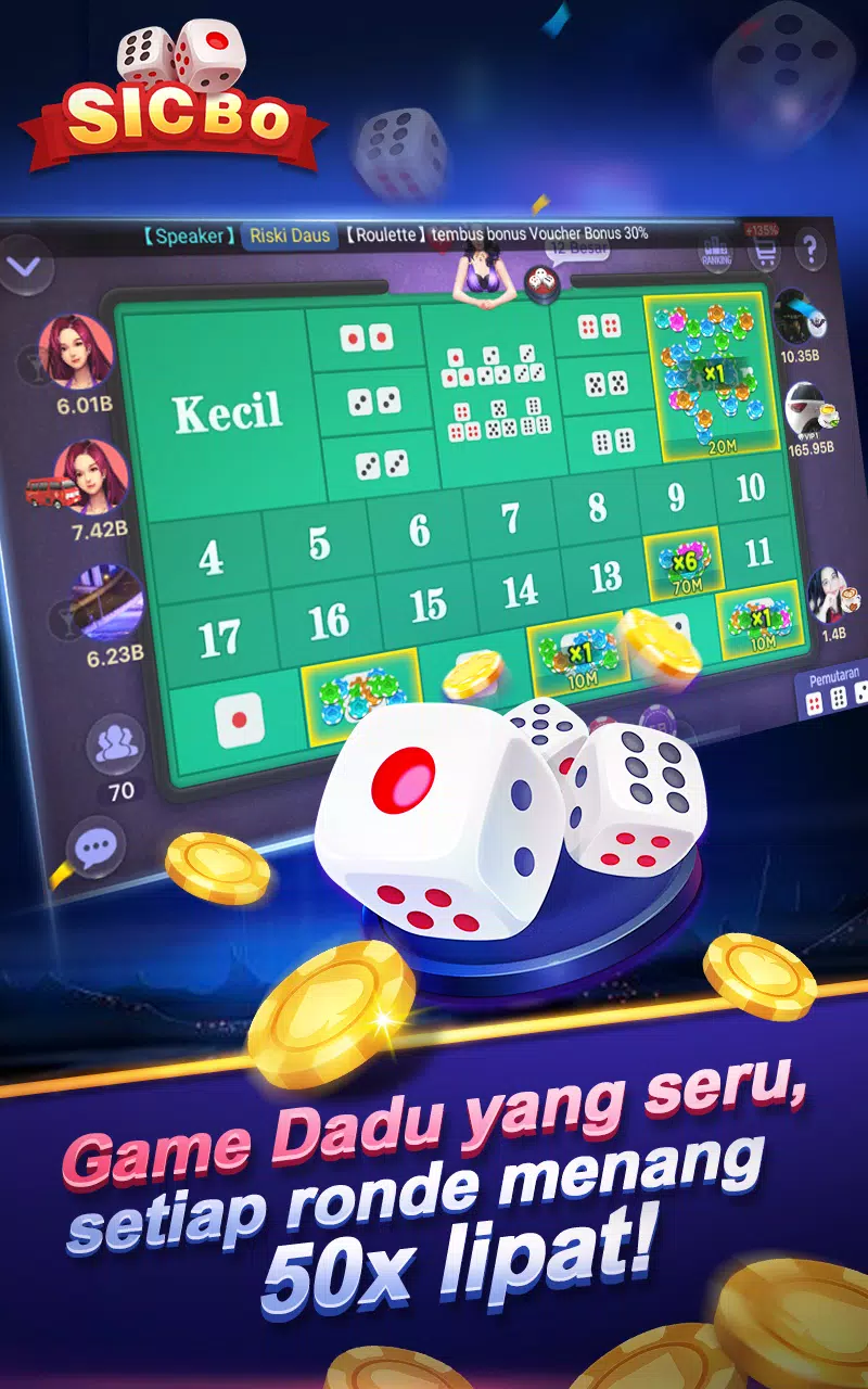 SicBo Casino Dice Game Captura de tela 3