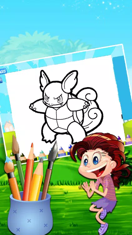 Coloring Book For Pokestar Ekran Görüntüsü 0