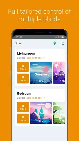 Bliss Smart Blinds Ảnh chụp màn hình 0