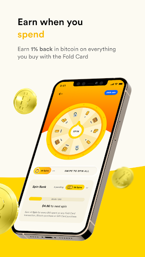 Fold Earn and buy bitcoin Скриншот 3