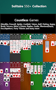 550+ Card Games Solitaire Pack Captura de pantalla 1