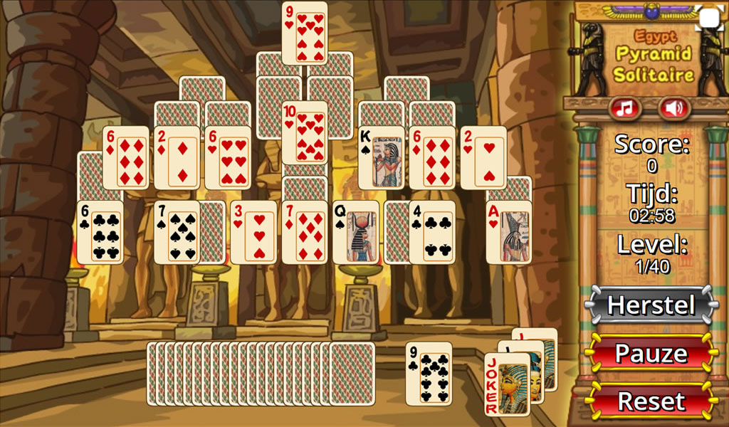 Egypt Pyramid Solitaire Captura de tela 1