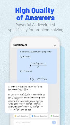 Question.AI – Chatbot & Math AI Mod Schermafbeelding 3