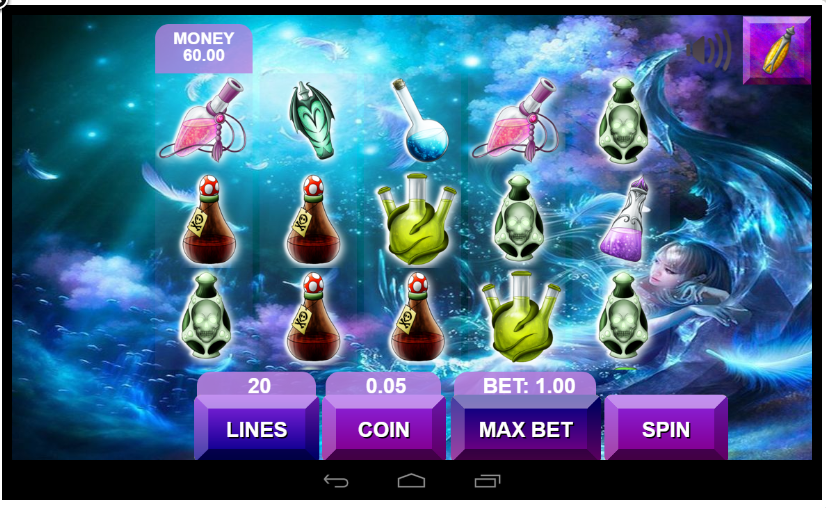 Schermata Slot Machine Fantasy 3