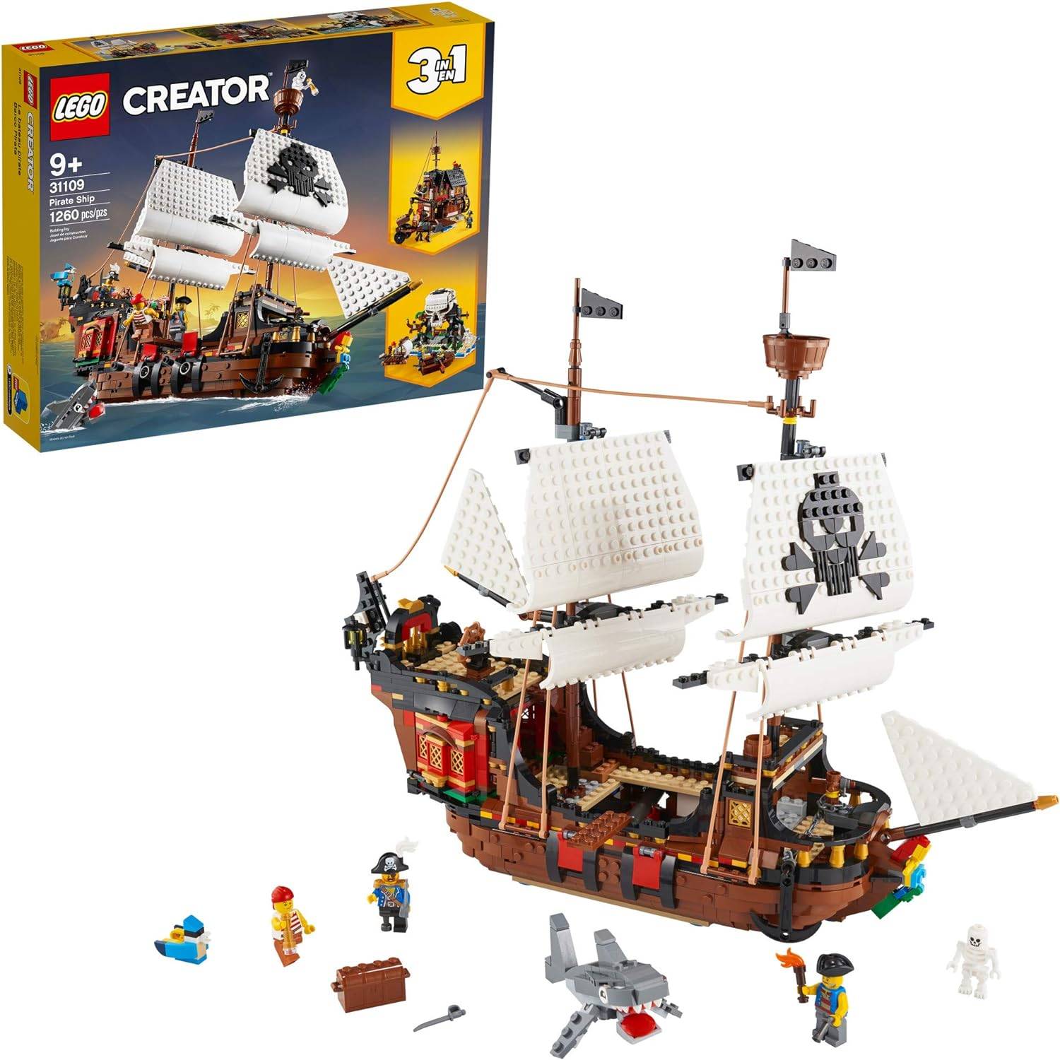 LEGO 3 en 1 barco pirata