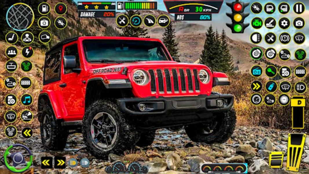 US Suv Jeep Driving: 4x4 Games Tangkapan skrin 2