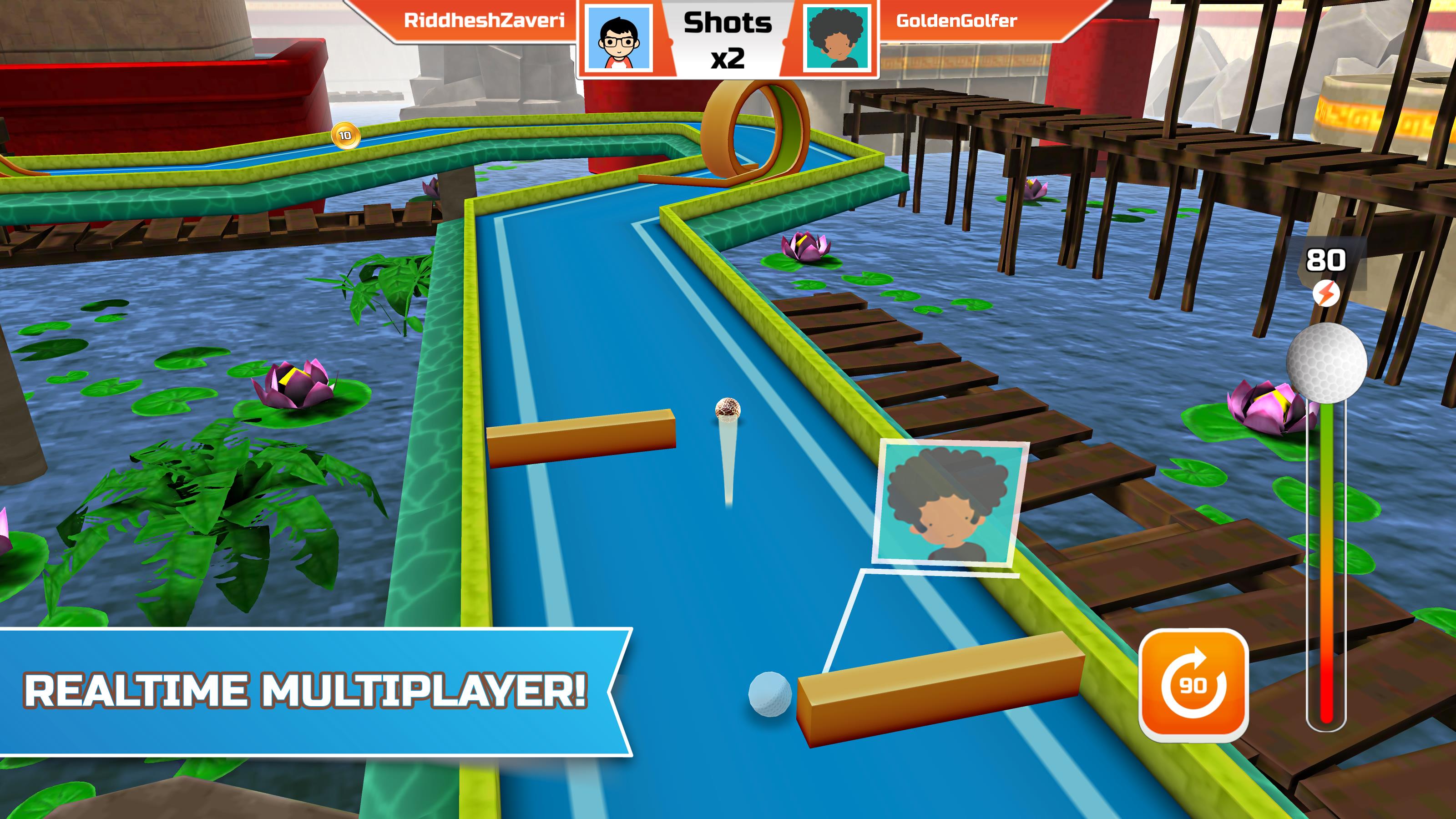 Mini Golf 3D Multiplayer Rival Captura de tela 1