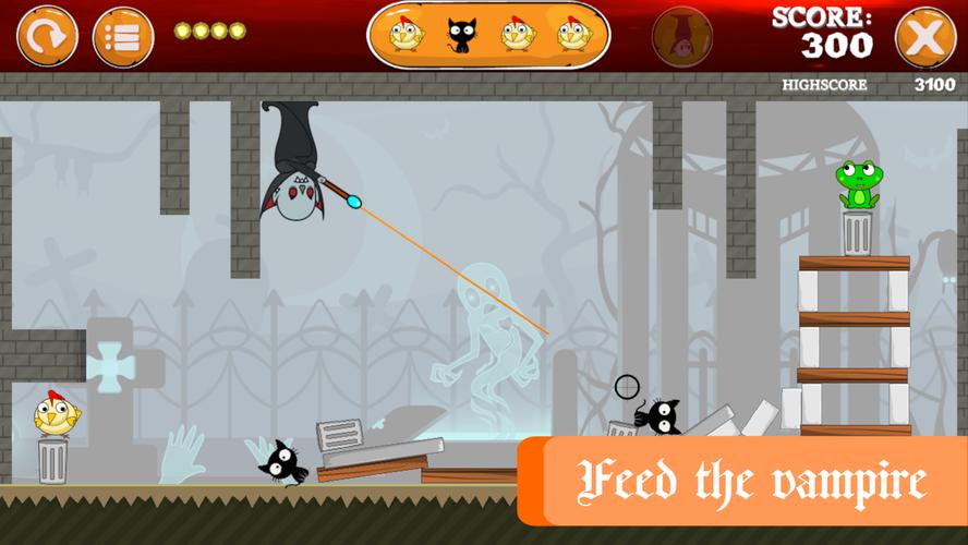 Mr Vampire - Physics Puzzle Ảnh chụp màn hình 1