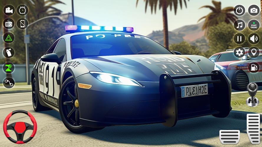 Cop Car Parking: Driving Games Captura de pantalla 3