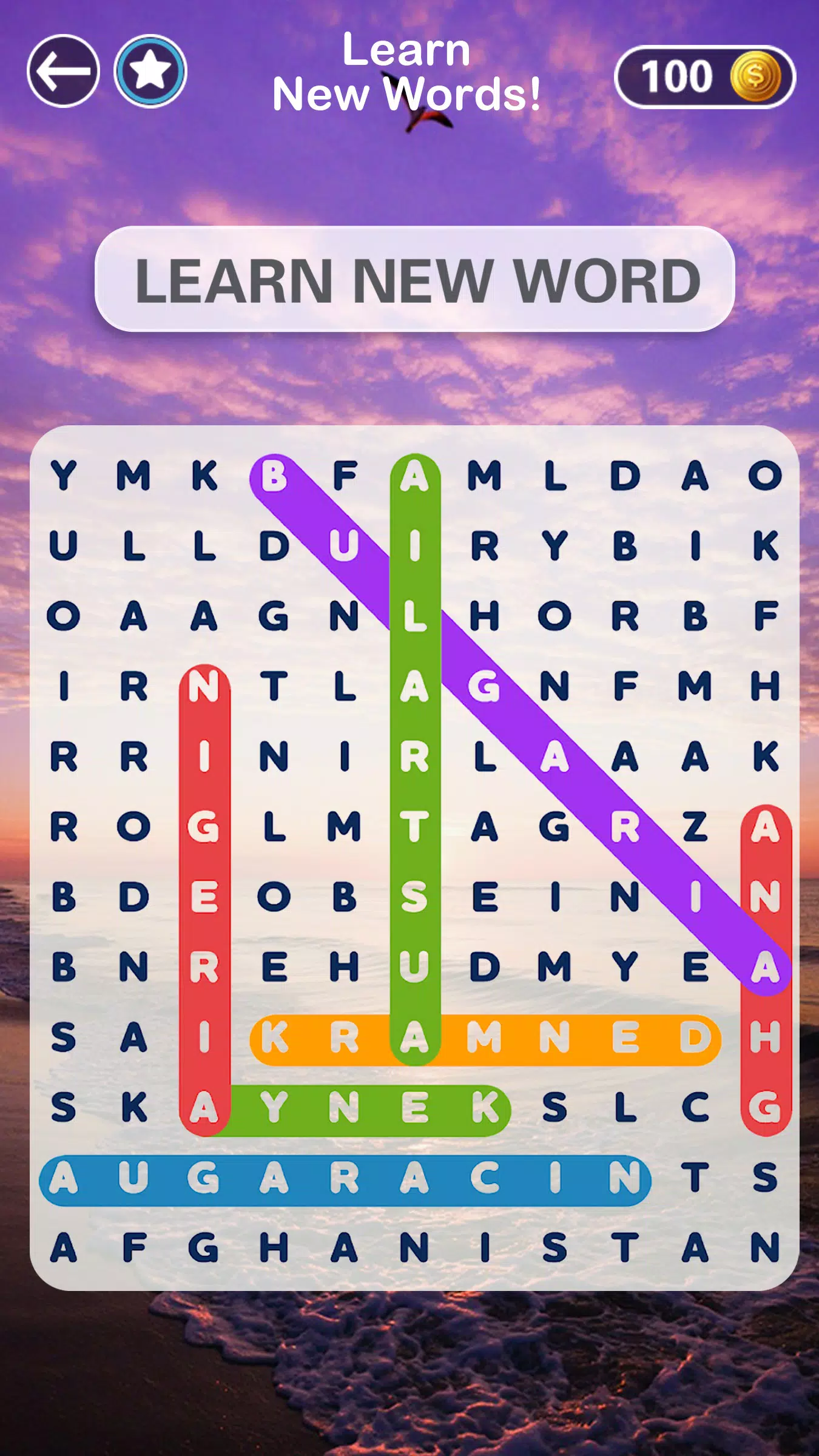 Otium Word: Word Search Captura de pantalla 1