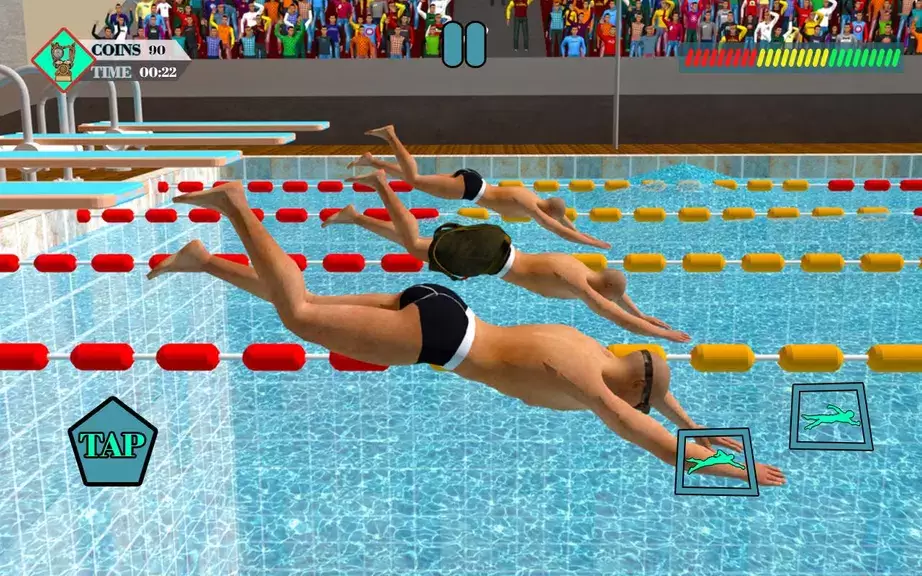 Summer Swimming Flip Pool Race Ảnh chụp màn hình 0