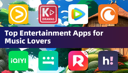 음악 애호가를 위한 최고의 엔터테인먼트 앱