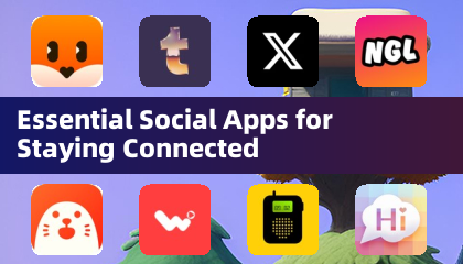 연락을 유지하기 위한 필수 소셜 앱