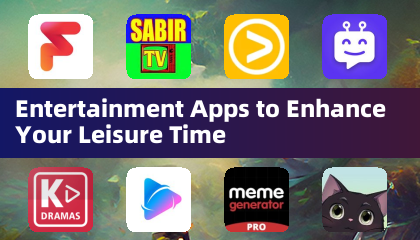 여가 시간을 더욱 풍요롭게 하는 엔터테인먼트 앱