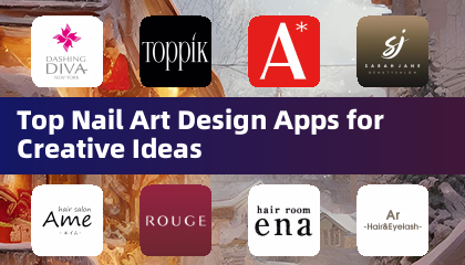 창의적인 아이디어를 위한 탑 네일 아트 디자인 앱
