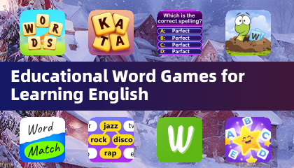 Educational Word Games for Learning English