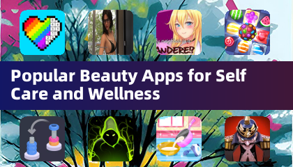 受歡迎的美容應用程式用於自我照護與身心健康